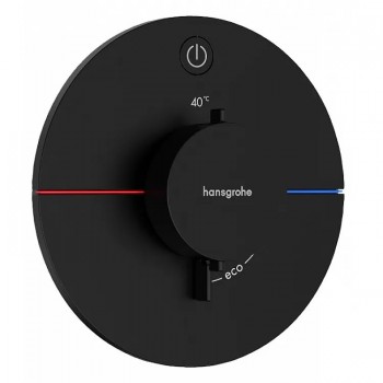 Термостат прихованого монтажу Hansgrohe ShowerSelect Comfort S на 1 функцію, Matt Black (15553670)