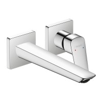 Смеситель для умывальника Hansgrohe Logis скрытого монтажа со стены 205 мм, хром (71256000)