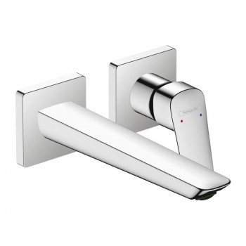 Смеситель для умывальника Hansgrohe Logis скрытого монтажа со стены 205 мм, хром (71256000)