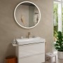 Змішувач для умивальника Hansgrohe Tecturis S 150 Fine CoolStart без донного клапана, Brushed Bronze (73341140)