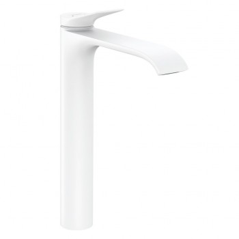 Змішувач для умивальника Hansgrohe Vivenis 250 з донним клапаном pop-up, білий матовий (75040700)