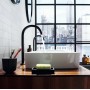 Змішувач для умивальника AXOR ONE Select 260 з донним клапаном push-open, хром (48030000)