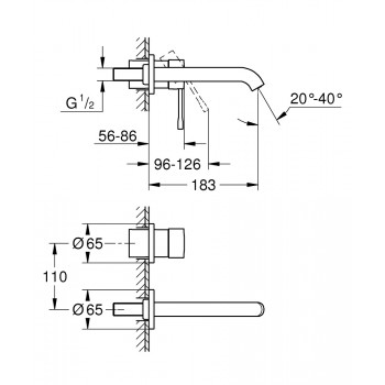 Grohe Essence 19408001 Смеситель для раковины
