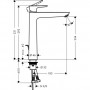 Hansgrohe Talis E 71716000 Смеситель для раковины 240