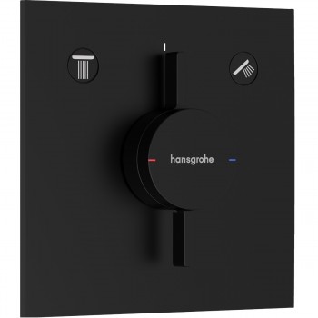 Наружная часть термостата на 2 потребителя Hansgrohe Duoturn E 75417670