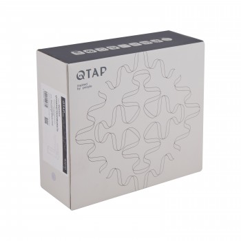 Смеситель для раковины Qtap Gemini QTGEM270GMB45676 Gunmetal Black PVD