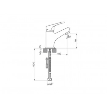 Newarc Smart 142521 Змішувач для раковини