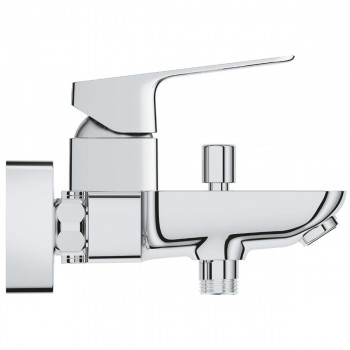 Grohe 1018140000 Cubeo Смеситель однорычажный для ванны с ручным душем, хром.
