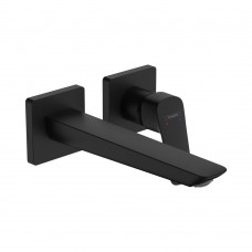 Змішувач для умивальника Hansgrohe Logis Fine 205 зі стіни прихованого монтажу, Matt Black (71256670)