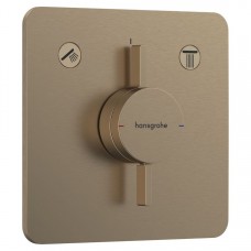 Змішувач прихованого монтажу Hansgrohe DuoTurn 2 споживача, бронза (75414140)