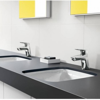 Змішувач для умивальника Hansgrohe Logis 70 LowFlow з донним клапаном, хром (71078000)