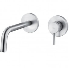 Змішувач для раковини Paffoni Light, що вбудовується, Steel (LIG006ST70)