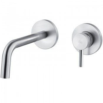 Змішувач для раковини Paffoni Light, що вбудовується, Steel (LIG006ST70)
