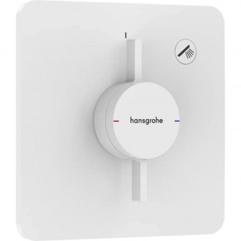 Змішувач для душу Hansgrohe прихованого монтажу DuoTurn Q на 1 функцію, Matt White (75614700)