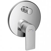 Змішувач для ванни/душу Hansgrohe Rebris E, прихований монтаж, зовнішня частина, Chrome (72468000)
