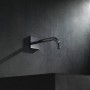 Змішувач для умивальника AXOR Uno сенсорний 230V зі стіни, вилив 165 мм, Matt Black (38119670)