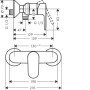 Hansgrohe Vernis Blend 71640670 Смеситель для душа