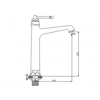 Newarc Pera 961005 Смеситель для раковины