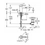 Смеситель для биде Grohe Essence 32935001/24178001