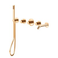 Термоста для ванны Paffoni Modular Box MDE001HGSP BRUSHED HONEY GOLD