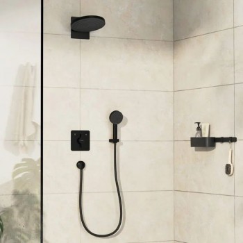 Смеситель скрытого монтажа Hansgrohe DuoTurn 2 потребителя, Matt Black (75414670)