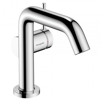Змішувач для умивальника Hansgrohe Tecturis S CoolStart EcoSmart, зі зливним гарнітуром, хром (73323000)