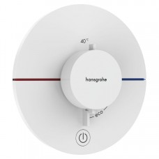 Термостат прихованого монтажу Hansgrohe ShowerSelect Comfort S HighFlow на 1 функцію, Matt White (15562700)