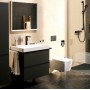 Змішувач Hansgrohe Tecturis E 210 Fine CoolStart для умивальника з поворотним виливом, Matt Black (73060670)