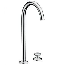 Змішувач для умивальника AXOR ONE Select 260 на 2 отвори з донним клапаном push-open, хром (48060000)