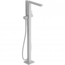 Змішувач для ванни підлоговий Hansgrohe Tecturis E, Matt White (73445700)