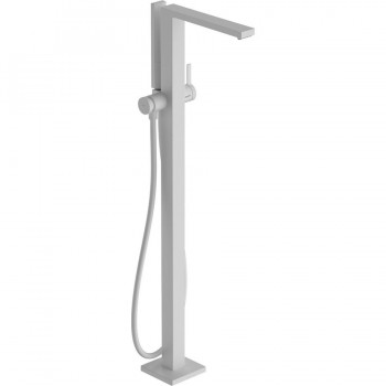 Смеситель для ванны напольный Hansgrohe Tecturis E, Matt White (73445700)