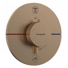 Термостат Hansgrohe ShowerSelect Comfort S для душу прихованого монтажу, бронза (15554140)