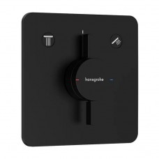 Змішувач прихованого монтажу Hansgrohe DuoTurn 2 споживача, Matt Black (75414670)