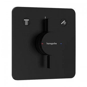 Смеситель скрытого монтажа Hansgrohe DuoTurn 2 потребителя, Matt Black (75414670)