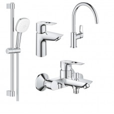 Набір змішувачів Grohe UA123225K3 Bauloop 4 в 1
