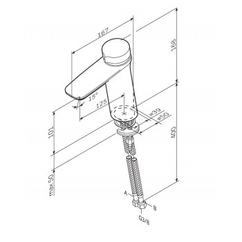 Смеситель для раковины Am Pm Inspire V2.0 F50A02500