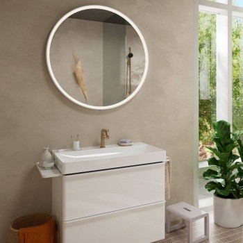 Змішувач для умивальника Hansgrohe TecturisS 110 Fine CoolStart з донним клапаном pop-up, Brushed Bronze (73323140)