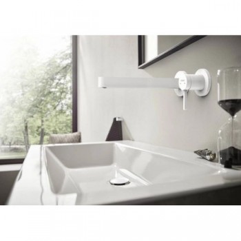 Змішувач для раковини Hansgrohe Finoris, білий матовий (76050700)