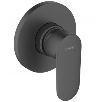 Змішувач для душу Hansgrohe Vernis Blend прихованого монтажу D110, чорний матовий (71649670)