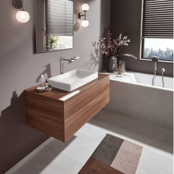 Змішувач для умивальника Hansgrohe Vivenis 250, Matt White (75042700)