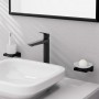 Змішувач Hansgrohe Logis Fine 240 для умивальника без донного клапана, Matt Black (71258670)
