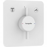 Змішувач прихованого монтажу Hansgrohe DuoTurn Q на 2 функції, Matt White (75414700)