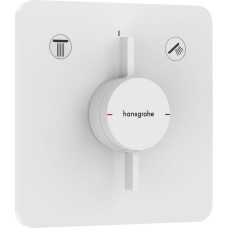 Змішувач прихованого монтажу Hansgrohe DuoTurn Q на 2 функції, Matt White (75414700)