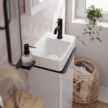 Змішувач для умивальника Hansgrohe Tecturis S 80 CoolStart, Matt Black (73302670)