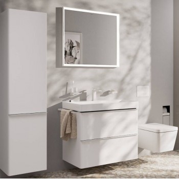 Змішувач Hansgrohe Tecturis E 110 для умивальника без донного клапана, Matt White (73011700)