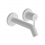 Змішувач Hansgrohe Tecturis S 165 для умивальника зі стіни, Matt White (73350700)
