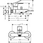 Hansgrohe Rebris S 72440670 Змішувач для ванни