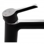 Смеситель для раковины Qtap Grand QTGRABCR001F Black Matt