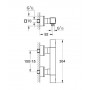 Смеситель для душа Grohe Grohtherm Cube 34488000