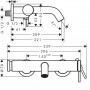 Смеситель для ванны Hansgrohe Tecturis S 73422000